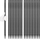 24 Inches Straight Rebar Stakes(20-Pack), 1/2" Diameter Steel Metal Stakes for Garden with Chisel Point End Heavy Duty Ground Anchors for Landscape, Concrete Form, Camping & Trapping Black by CozyNest Decor