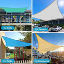 Amagenix Sun Shade Sail 4'X6' Curved Edge Outdoor Shade Canopy Turquoise Breathable 95% UV Block Shade Cloth for Patio Garden Backyard (We Make Custom Size) by GreenHaven Gardens