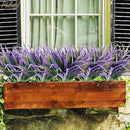 32Pcs Artificial Grass Fake Plants 17.3in Outdoor Plants UV Resistant Faux Greenery Stems Fake Grass for Home Window Garden Office Patio Pathway Front Porch Halloween Décor Green & Purple by GreenHaven Gardens