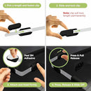 Baby Proofing Child Safety Locks (2 Pack) by Skyla Homes - The Safest, Quickest and Easiest 3M Adhesive Cabinet Latches, No Screws & Magnets, Multi-Purpose for Furniture, Kitchen, Ovens, Toilet Seats by TinyTreasures Baby Boutique