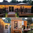 S14 Replacement LED Light Bulbs, Shatterproof & Waterproof 2W S14 LED Bulbs, Outdoor String Lights , E26 Base Patio Edison LED Light Bulbs, Warm White 2200K Plastic 150ML Non-Dimmable 25 Pack by GreenHaven Gardens