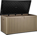 YITAHOME 230 Gallon Double-Wall Deck Box with Divider & Side Handles, Outdoor Large Storage for Patio Furniture Cushions, Garden Pool Accessories, Water Resistant & Lockable by CozyNest Decor