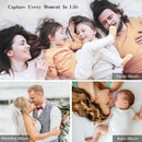 Spbapr Large Photo Album Self Adhesive 60 Pages Linen cover DIY Magnetic Scrapbook album with A Metal Pen Hold 3x5 4x6 5x7 6x8 8x10 Pictures by TinyTreasures Baby Boutique