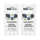 Schmidt's Aluminum-Free Vegan Deodorant Charcoal & Magnesium with 48 Hour Odor Protection, 2 Count for Women and Men, Natural Ingredients, Cruelty-Free, 2.65 oz, Pack of 2 by CozyNest Decor