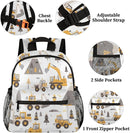 Toddler Backpack for Boys Girls - 12 Inch Cartoon Excavator Kids Backpack Preschool Kindergarten Backpack Lightweight Waterproof Schoolbag Book Bag for School by TinyTreasures Baby Boutique