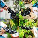 Utoolmart Auger Drill Bit for Planting Set of 3, (1.6x8.7, 1.8x14, 3.1x12) Easy Planter Garden Auger - Bulb & Bedding Plant Augers - Posthole Digger for 3/8” Hex Drive Drill by GreenHaven Gardens