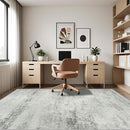 Area Rug 9x12 Washable Rugs: Abstract Large Living Room Rugs with Non-Slip Backing, Thin Carpet for Dining Room Table Bedroom Nursery Indoor Home Office-Gray by TinyTreasures Baby Boutique