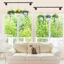 Plant Hanger Indoor, 34.2in Strong Load-Bearing Hanging Plant Holder, Window Plant Rod Black Metal Bar for Wall Ceiling Decor Shelves, 2 Pcs(Pot Chain & Plant Not Included) by GreenHaven Gardens