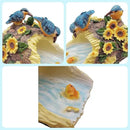 Hummingbird Gutter Extender Diverter, Decorative Downspout Extensions, Splash Block, Eco-Friendly Resin, 3"x4" Downspouts, Unique Garden Statue Ornament, Ideal Outdoor Decor Gift by GreenHaven Gardens