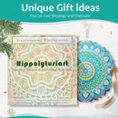 Wind Spinner Mandala Peacock Blue Ocean,Wind Spinner for Yard and Garden,Gifts for Women Mom Grandma Wife Father,12Inch 3D Kinetic Yard Art Decorations Outdoor&Indoor Christmas Decor by GreenHaven Gardens