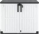 NUNU LAB Outdoor Storage Cabinet 36 Cu.Ft Garden Storage Shed Waterproof Lockable for Garden Hoses, Generator, and Lawn Mower by GreenHaven Gardens