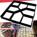 Anothera 15.7"x15.7"x1.57" Walk Maker Reusable Concrete Path Maker Molds Stepping Stone Paver Lawn Patio Yard Garden DIY Walkway Pavement Paving Moulds (Square) by GreenHaven Gardens