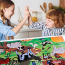 Jumbo Floor Puzzle for Kids,Farm Animals Jigsaw Large Puzzles,48 Piece Barn Puzzle for Toddler Ages 3-5,Children Learning Preschool Educational Toys,Birthday Gift for 4-8 Years Old Boy and Girl by TinyTreasures Baby Boutique