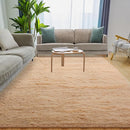 9x12 Area Rug, Fluffy Plush Carpet for Living Room, Bedroom, Nursery, Study, Kids Room - Soft Non-Slip Indoor Decor, Camel by TinyTreasures Baby Boutique