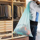 Laundry Bags, Mesh Heavy Duty 24" x 36" with Drawstring Closure, 3-Pack, White by TinyTreasures Baby Boutique