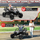 Electric Car for Kids, JOYRACER 24V Ride on Car Battery Powered Off-Road UTV w/Remote Control, 3 Speeds, 4x150W Powerful Motors, 18" Seat, Bluetooth, MP3, Electric Vehicles with Big Pull Bow by TinyTreasures Baby Boutique