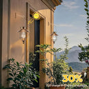 pearlstar 2 Pack Solar Lantern Outdoor Hanging Light Waterproof Metal Solar Lamp for Yard Garden Pathway Patio Porch Decor(Copper) by CozyNest Decor