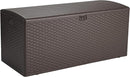 Amazon Basics Outdoor Patio Storage Box 150 Gallon Deck Box, Waterproof and Weather-resistant, Furniture Cushions Garden Tools, Brown by CozyNest Decor