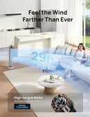 Dreo Tower Fan for Bedroom, 90° Oscillating Fan, Standing Fan with 3 Modes, 4 Speeds, 8H Timer Cooling Fans for Home, Living Room, Office, Grey, TF117 by CozyNest Decor