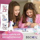Sticker Dress Up Unicorn - Kids Activity Book Learn Fashion Design for Unicorn with Guides and 250+ Reusable Stickers. Gift for Girls Ages 5,6,7,8 by TinyTreasures Baby Boutique