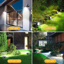 Fabrito 72 LEDs Solar Spot Lights Outdoor Waterproof, 3 Modes Landscape Spotlights, Dusk to Dawn Solar Powered Flood Wall Lights for Outside, Solar Garden Lights for Yard Porch 6 Pack (Cool White) by CozyNest Decor