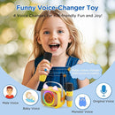 BIGASUO Karaoke Machine for Kids, Mini Portable Bluetooth Speaker with 2 Wireless Microphones and LED Lights, Kids Toys Ideal Gifts for Girls & Boys Birthday Home Party Yellow-2Pack by TinyTreasures Baby Boutique