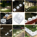 Solar Brick Lights - Outdoor Waterproof Patio & Garden Decor (6 Packs for Patio, Yard, Walkway, Pathway) by CozyNest Decor