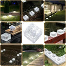 Solar Brick Lights - Outdoor Waterproof Patio & Garden Decor (3 Packs) for Patio, Yard, Walkway, Pathway by CozyNest Decor