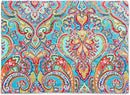 NEWLAKE Quilted Cotton Bed Pillowcases,European Gorgeous Floral Pattern, 2 Pieces, 20x36 Inch by CozyNest Decor
