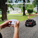 24V 10Ah Ride on Toy for Big Kids, 4WD 2 Seater Electric SUV Kids Car to Drive w/Remote Control, 4x200W Motors - Black by TinyTreasures Baby Boutique