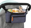 Accmor Universal Stroller Organizer with Detachable Phone Bag, Stroller Bag Caddy Organizer Stroller Accessories for Uppababy, Baby Jogger, Nuna, Doona, Britax Strollers by TinyTreasures Baby Boutique