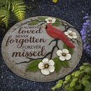 Cardinal Memorial Stones, Garden Memorial Stones for Loved Ones, Garden Stones in Memory of Loved Ones, Sympathy Gifts, Memorial Gifts Loss of Mother, Father TNS5 by GreenHaven Gardens