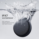 MusiBaby Mini Bluetooth Speaker – Bluetooth 5.3 with 6956C Chipset, IPX7 Waterproof, Rubberized Shell, Clip-On Lanyard, Ultra-Portable for Shower, Pool, Teens, Backpack, Gifts (Black) by TinyTreasures Baby Boutique