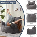Giant Bean Bag Chair Sofa for Adults Teens, Comfy Corduroy Large Bean Bag Chairs with Armrests for Bedroom Living Room, Adult BeanBag Lazy Sofa Couch Chairs with Filler Included by CozyNest Decor