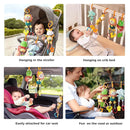 TUMAMA Baby Toys for 0, 3, 6, 9, 12 Months, Handbells Baby Rattles, Soft Plush Early Development Stroller Car Toys for Infant, Newborn Birthday Gifts, 4 Pack by TinyTreasures Baby Boutique