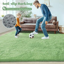 8x10 Area Rug for Living Room: Fluffy Shag Soft Washable Rugs Large Fuzzy Plush Indoor Carpet for Bedroom Nursery Playroom Kids Girls Boys Room (Sage Green, 8'x10') by TinyTreasures Baby Boutique