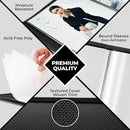Dunwell Photo Album 8x10 (Black) with Mounting Paper, 8 x 10 Photo & Art Portfolio Presentation Binder, 24 Clear Sleeves Display 48 Pages, Professional Photography Book for Portraits, Artwork by TinyTreasures Baby Boutique