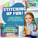 MOMOTOYS Mermaid & Sea Life Beginner Sewing Kit for Kids Ages 7+ – Includes 9 Kids Sewing Projects w/Tools & Art Supplies – DIY Felt Crafts – Girls & Boys Gifts for 7, 8, 9, 10, 11, 12 Year Old by TinyTreasures Baby Boutique