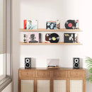 AZSKY 2pc 36in Natural Wood Floating Shelves, Country Rustic Style Wall Shelves for Kids Books, Photo Picture Ledge, Nursery Decor by CozyNest Decor