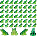 100 Pcs Mini Resin Frogs, Cute Green Frog Tiny Frogs Mini Frogs Figurines Miniature Frogs Animals Figurines Ornament for DIY Crafts Landscape Aquarium Dollhouse Fairy Garden Decor Potted by GreenHaven Gardens