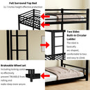Bunk Bed With Noise Reduction And Safety Guardrail by HouseOfZazla