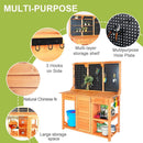 Outdoor Garden Potting Bench, Horticultural Wooden Workstation Table with Storage Drawer, Cabinet, Metal Pegboard, Adjustable Hooks and Shelves for Backyard, Patio, Greenhouse by GreenHaven Gardens