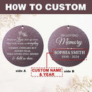 ASTARIN Personalized Wind Chimes Memorial, Sympathy Wind Chime Sorry for Your Loss Gifts, in Memory of Loved One Gift for Women Friend Loss of Husband Wife(Produced in USA)