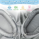 Baby Lounger - Baby Lounger for Newborn 0-24 Months, Breathable & Soft Cotton and Velvet Cover Baby Nest, Portable Tummy Time Lounger for Home and Travel, Ideal Baby Essentials & Shower Gifts by TinyTreasures Baby Boutique