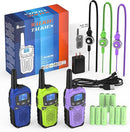Walkie Talkies for Adults- WokTok Long Range Two Way Radio for Camping Hiking Hand Held Hiking Accessories Camping Gear Xmas Birthday Gift for Kids,SOS Siren,NOAA Weather Alert,3 Radios by TinyTreasures Baby Boutique