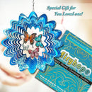 Butterfly Wind Spinner Outdoor, Wind Spinners for Yard and Garden, 3D Metal Butterfly Wind Catcher Decor Hanging Wind Sculpture Decoration, Butterfly Gift for Women Girl Mother Wife Grandma by GreenHaven Gardens