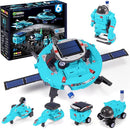 STEM Toys for Kids Ages 8-13, Christmas Birthday Gifts for 8 9 10 11 12 13 14 Year Old Teen Boys Girls, 6-in-1 Solar Robot Educational Science Building Experiment Kits by TinyTreasures Baby Boutique