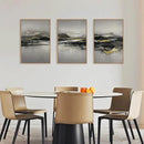 Modern Abstract Framed Canvas Wall Art Set, Neutral Minimalist Wall Decor, Modern Abstract Wall Painting, Minimalist Artworks for Living Room, Bedroom, Dining Room, Office - 16"x24"x3 by CozyNest Decor