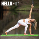 Hello Fit 10-Pack Yoga Mat, 68" x 24" Non Slip Exercise Mat, 4mm Thick Gym Mat for Fitness and Stretching, Bulk Non Toxic Yoga Mats for Schools and Studios by TinyTreasures Baby Boutique