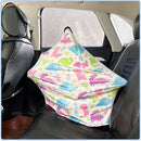 Car Seat Covers Canopy Cover - Multi-use Cover Carseat Canopy, Breathable Breastfeeding Cover, Car Seat Covers for Bbies, Boys & Girls Shower Gifts (Colorful Dinosaur) by TinyTreasures Baby Boutique